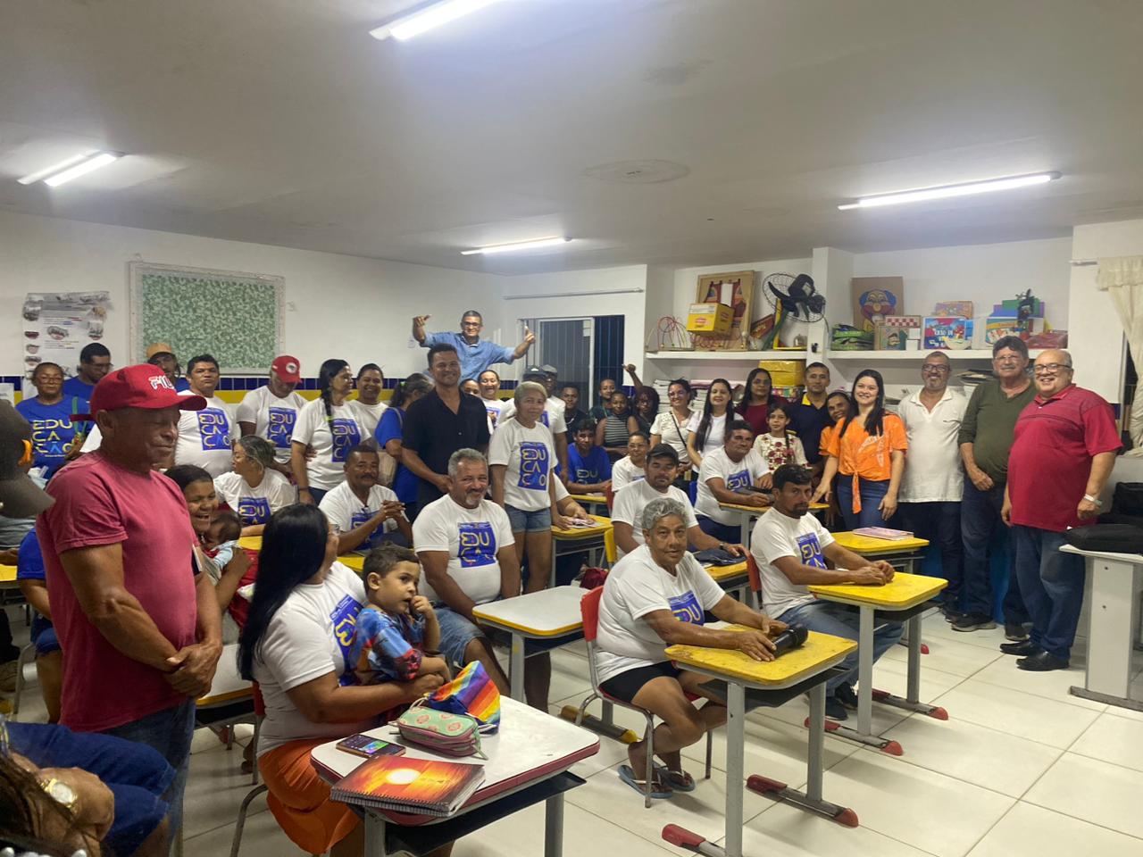 Alunos da EJA CAMPO em Avaliação